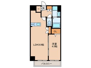 プレイズシード名古屋亀島の物件間取画像